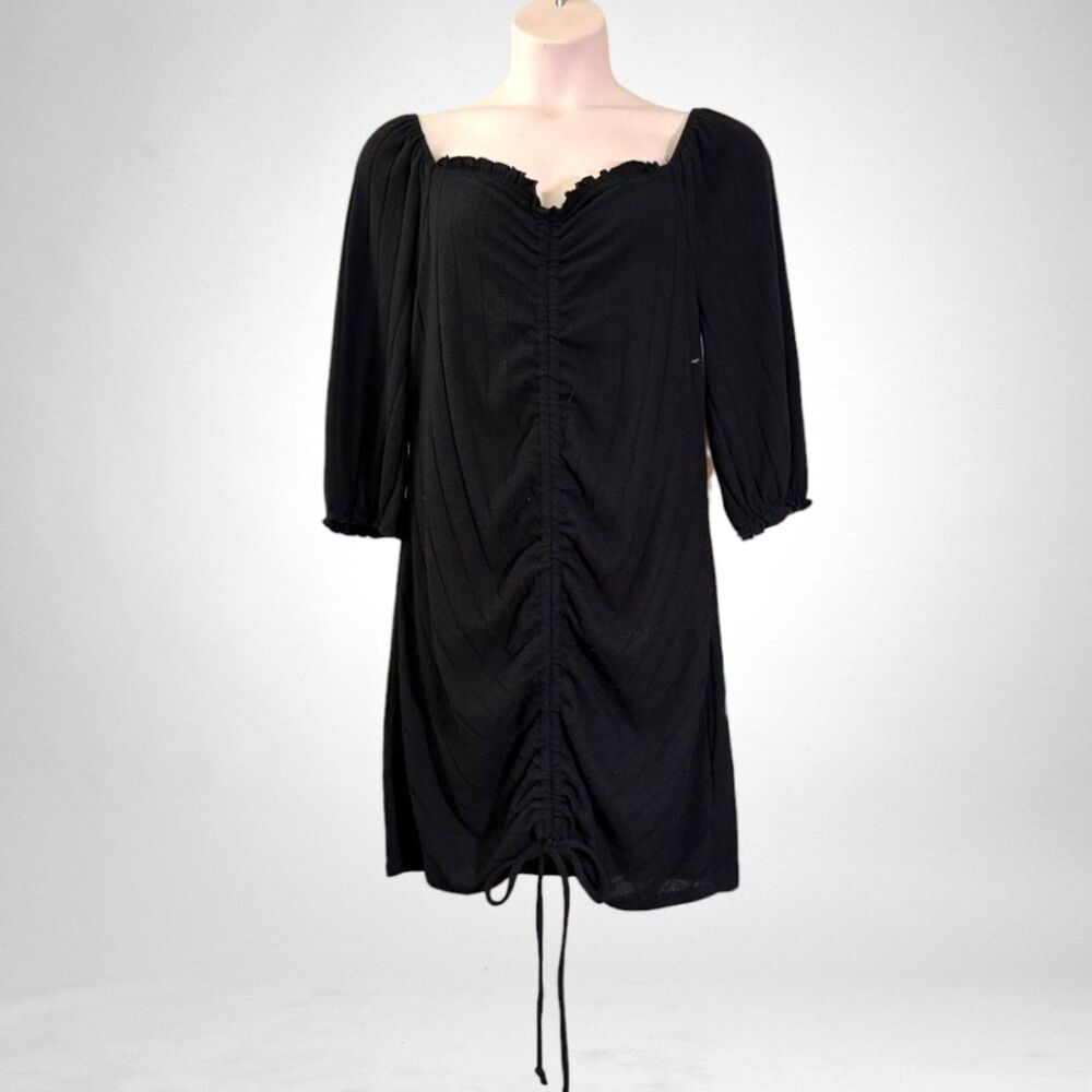 ALMOST FAMOUS Black Sweater Mini Dress, Store Return Tag, size 3X